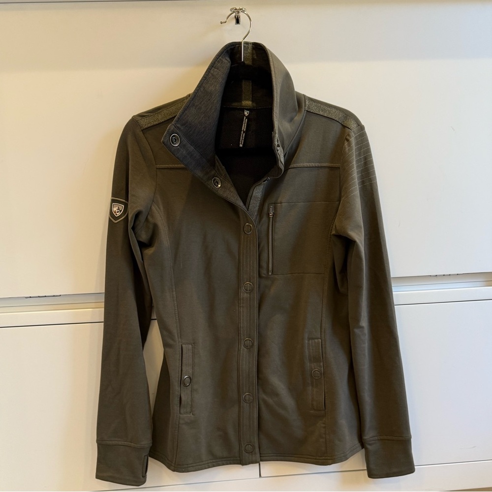 Kuhl Women's Krush Jacket in Olive Green - Picture 2 of 4